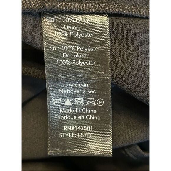 Mika & Gali Black Dress Size Medium (8514) - Picture 7 of 7